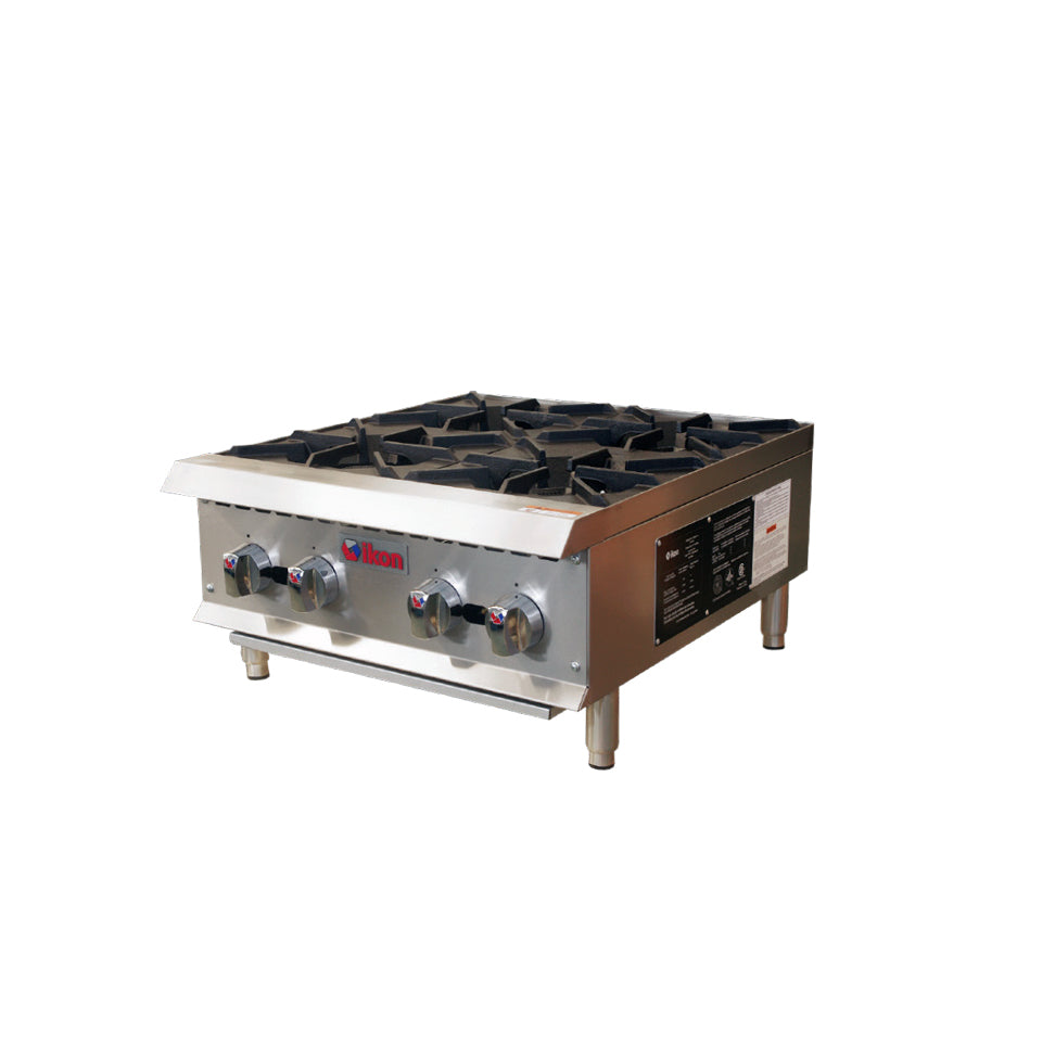 IKON - IHP-4-24, 24" Gas Hot Plates With 4 Burners 25,000 BTU Each