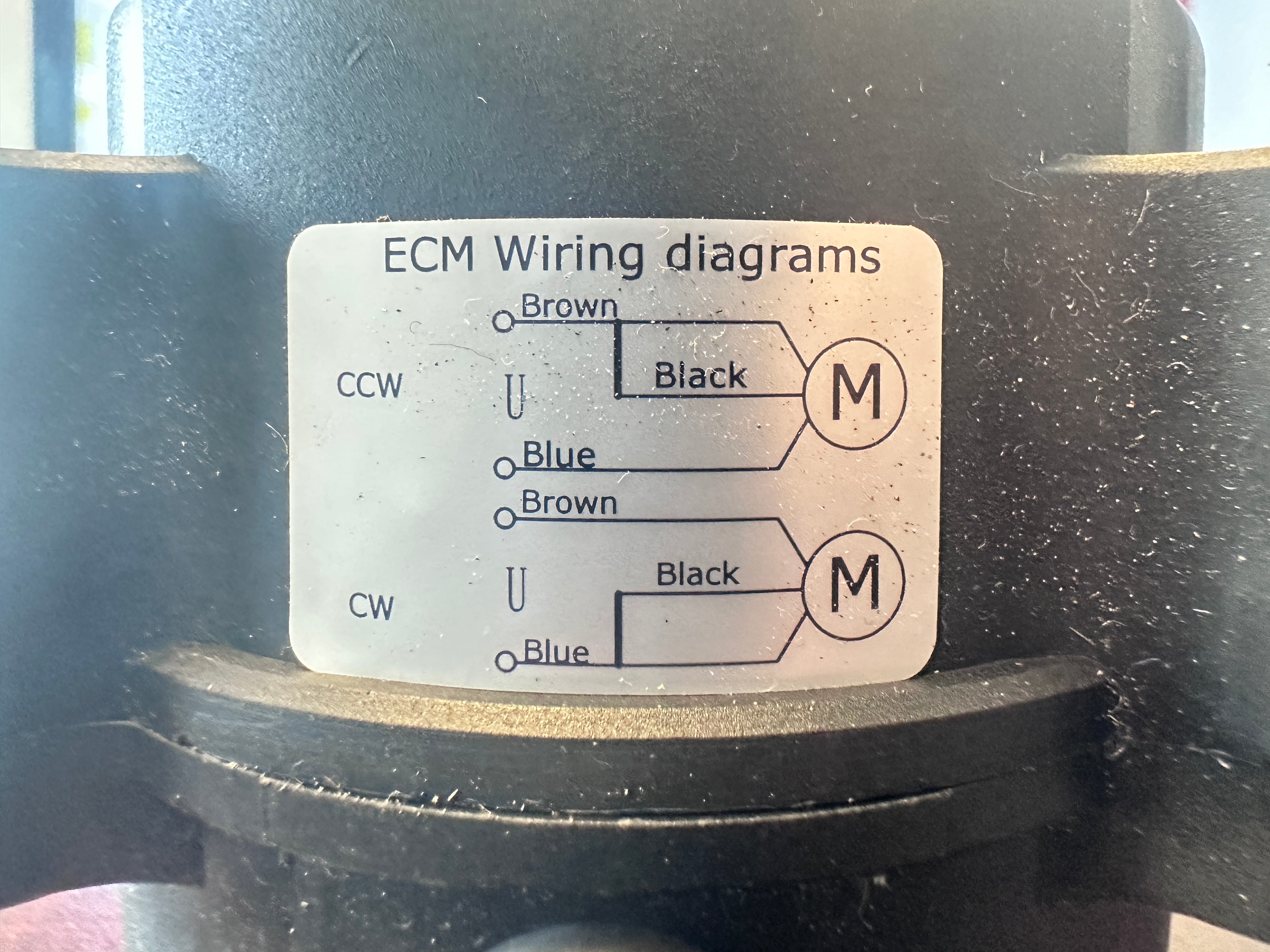 WEIGUANG FAN MOTOR ECM7120BAA1FF031