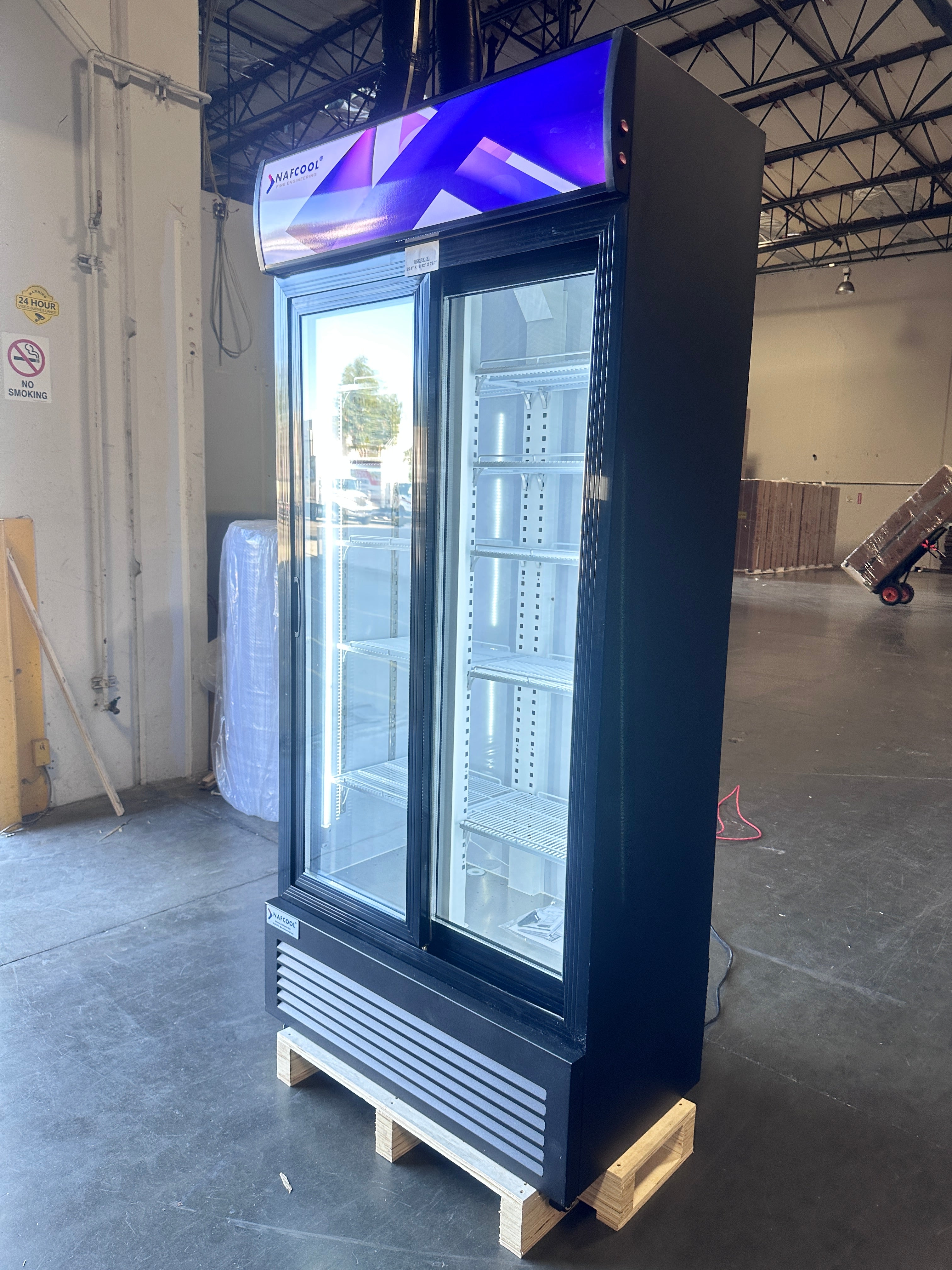 SDGR15'' SLIM GLASS DOOR DISPLAY 15 Refrigerator – NAFCOOL