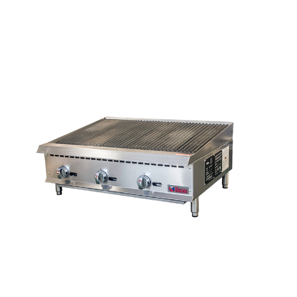 IKON - IRB-36, 36" Radiant Broilers With 3 Burners, 105,000 BTU