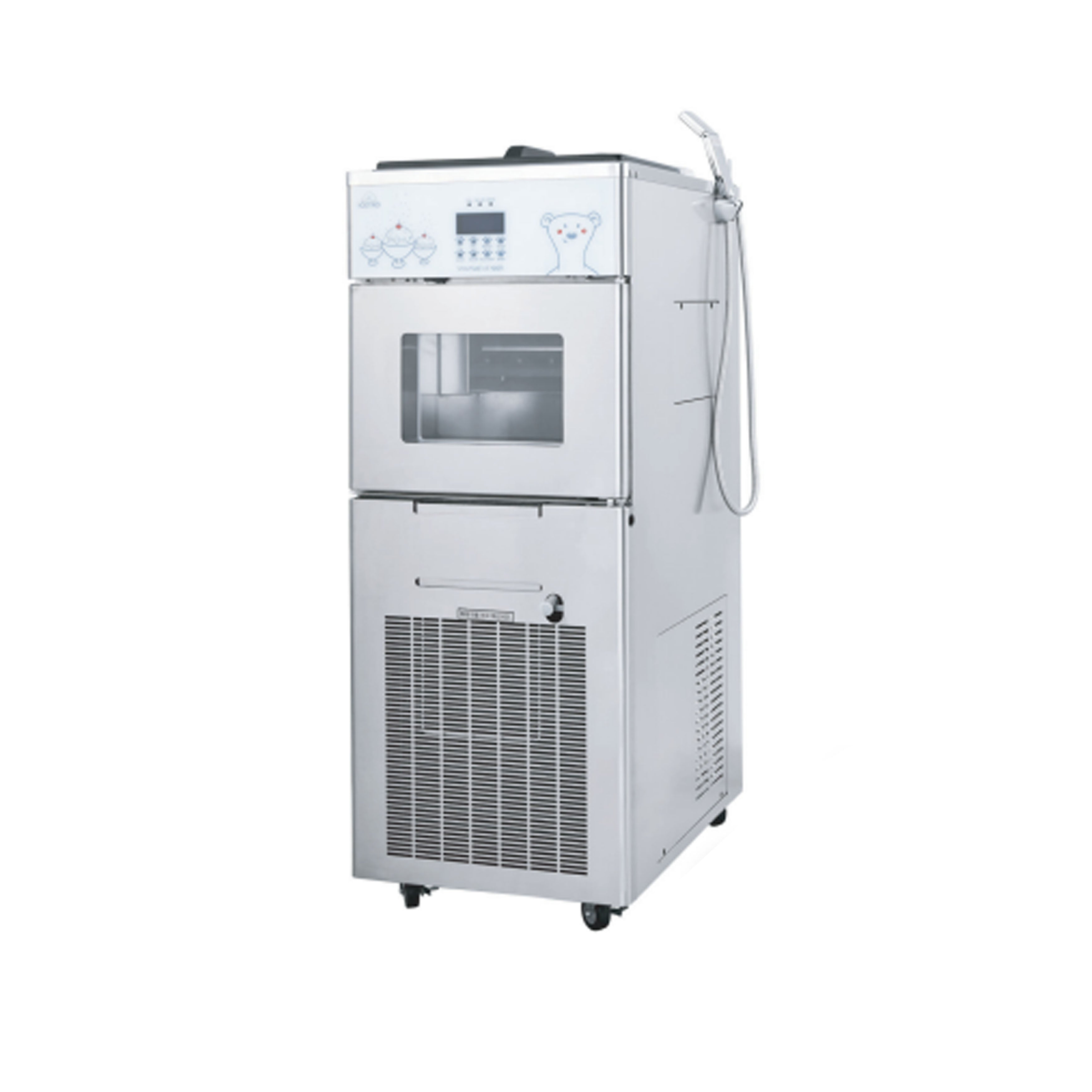 Icetro - ID-0160-AN, Commercial Air Cooled Ice Machine and Water Dispenser  Ice Nugget Maker 160lbs