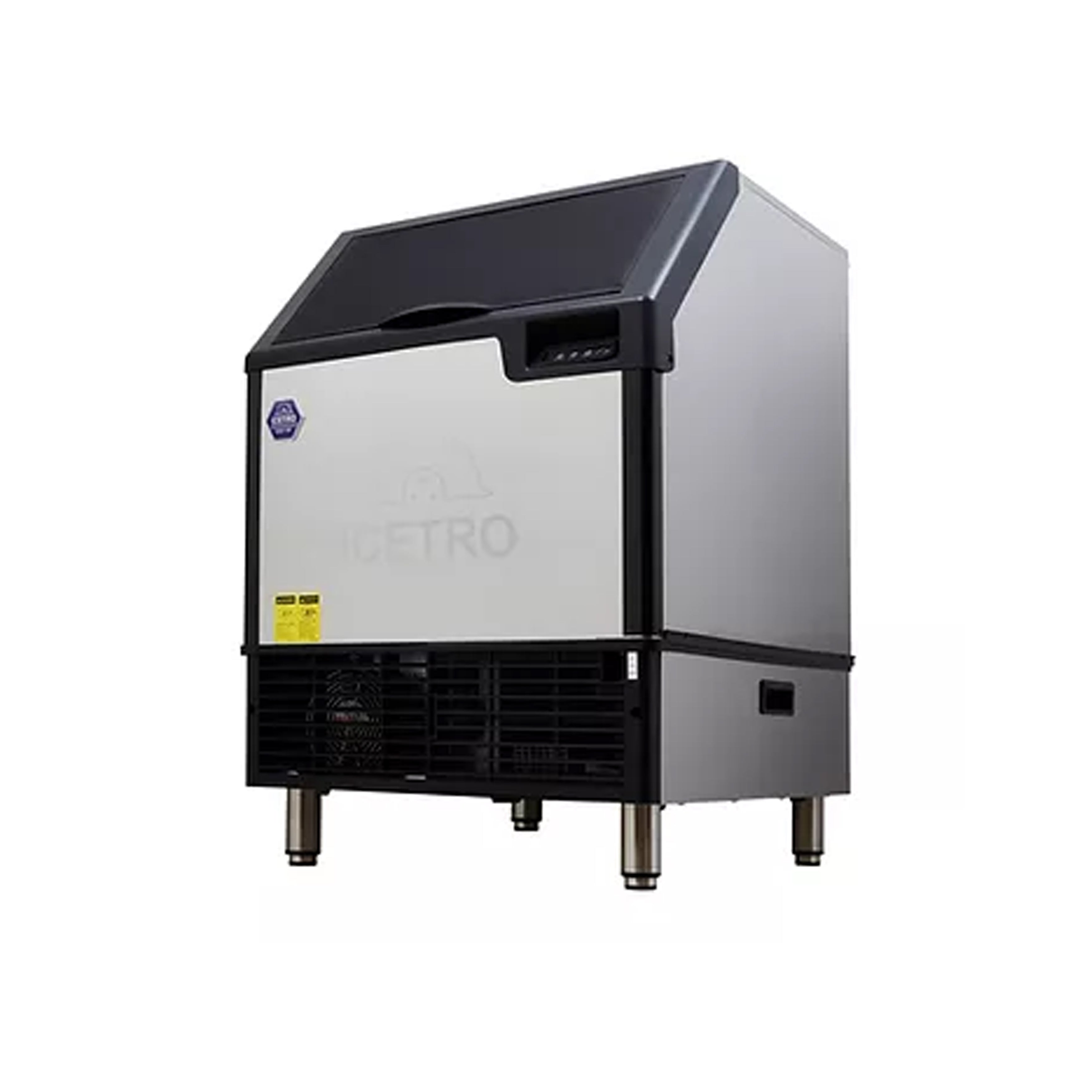 Icetro - IU-0220-AH, Commercial 77lbs Undercounter Air Cooled Ice Machine Half Ice Cube Maker