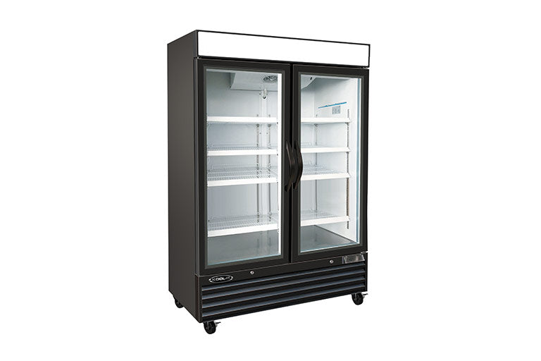 Kool-It - KGF-48, 48" Double Glass Door Freezer With 48 cu.ft Capacity