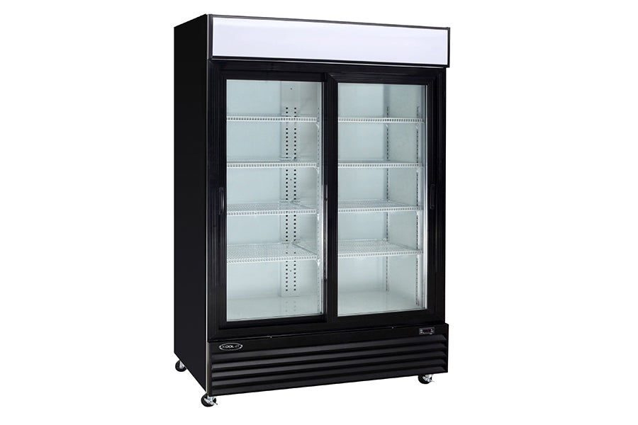 Kool-It - KSM-50, 52" Double Sliding Door Cooler With 40 cu.ft Capacity