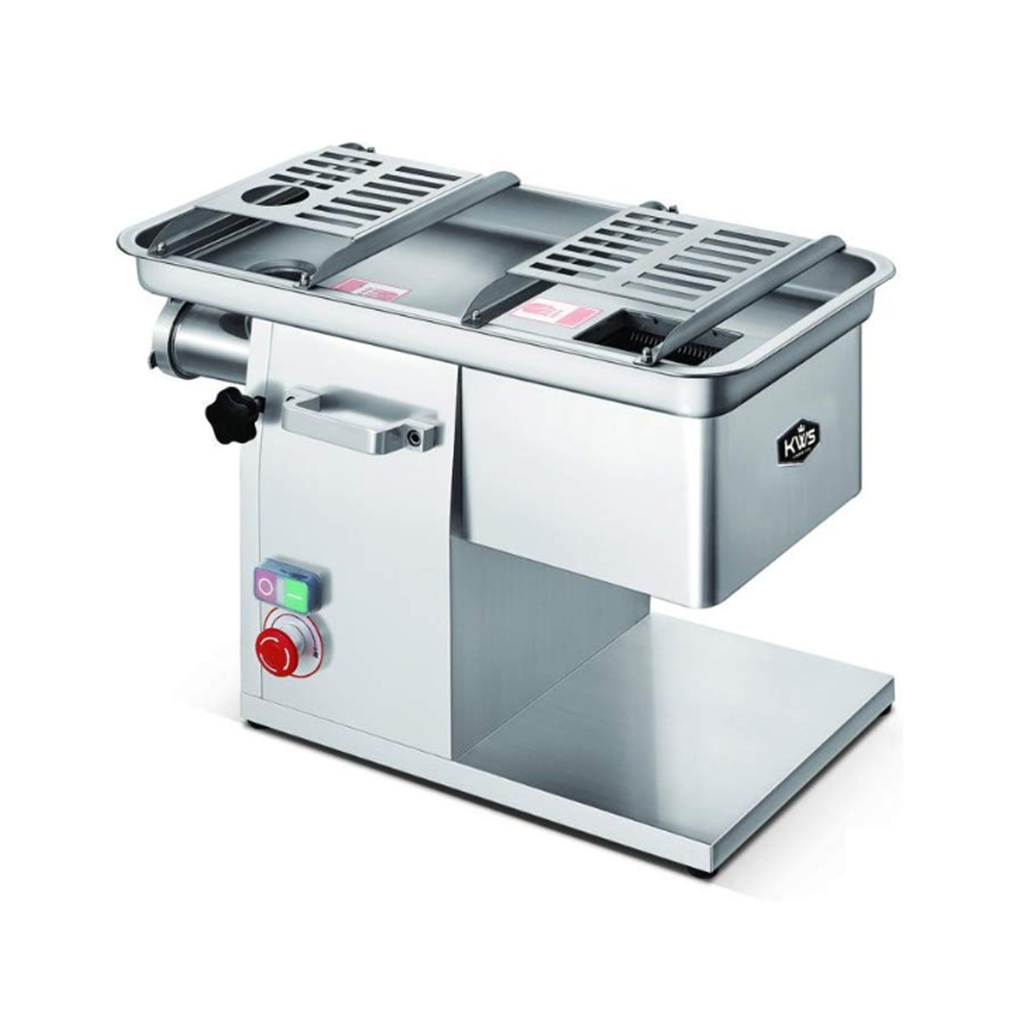 KWS - JQ-58, Commercial Duo Function 3mm Fresh Meat Cutter + Meat Grinder