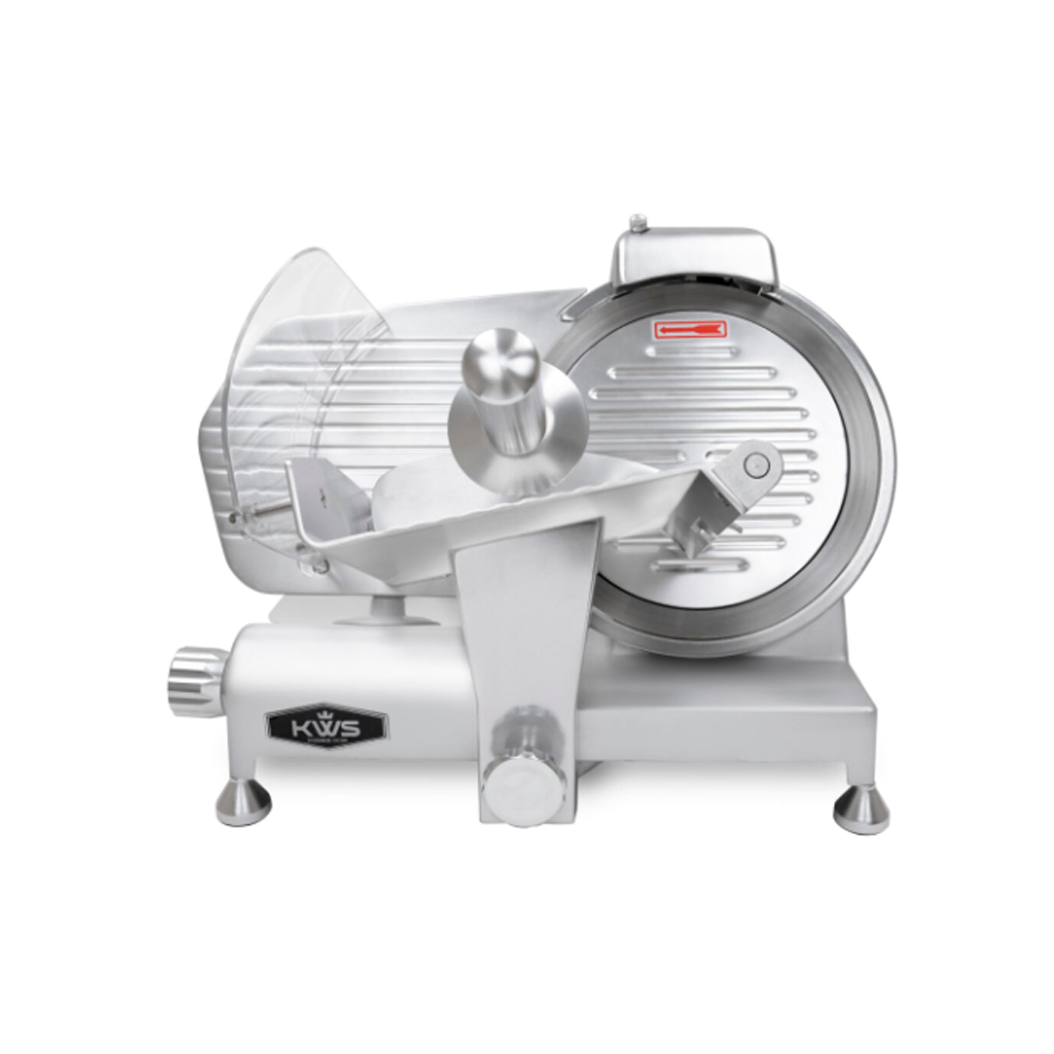 KWS - MS-10ES, Commercial 10″ Electric Meat Slicer Metal Collection Stainless Steel Blade