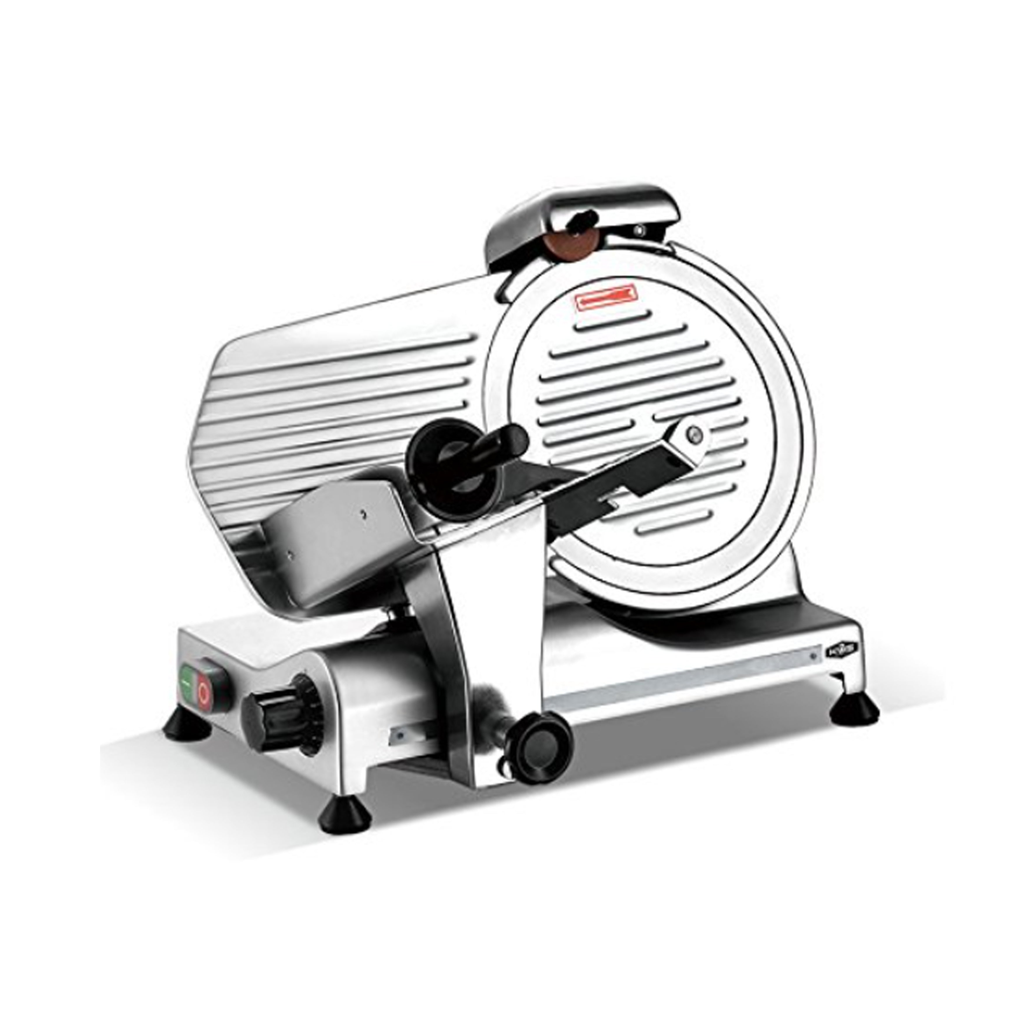 KWS - MS-10SL, Commercial 10″ Meat Slicer Triple Safety Locks Anodized Stainless Steel Blade