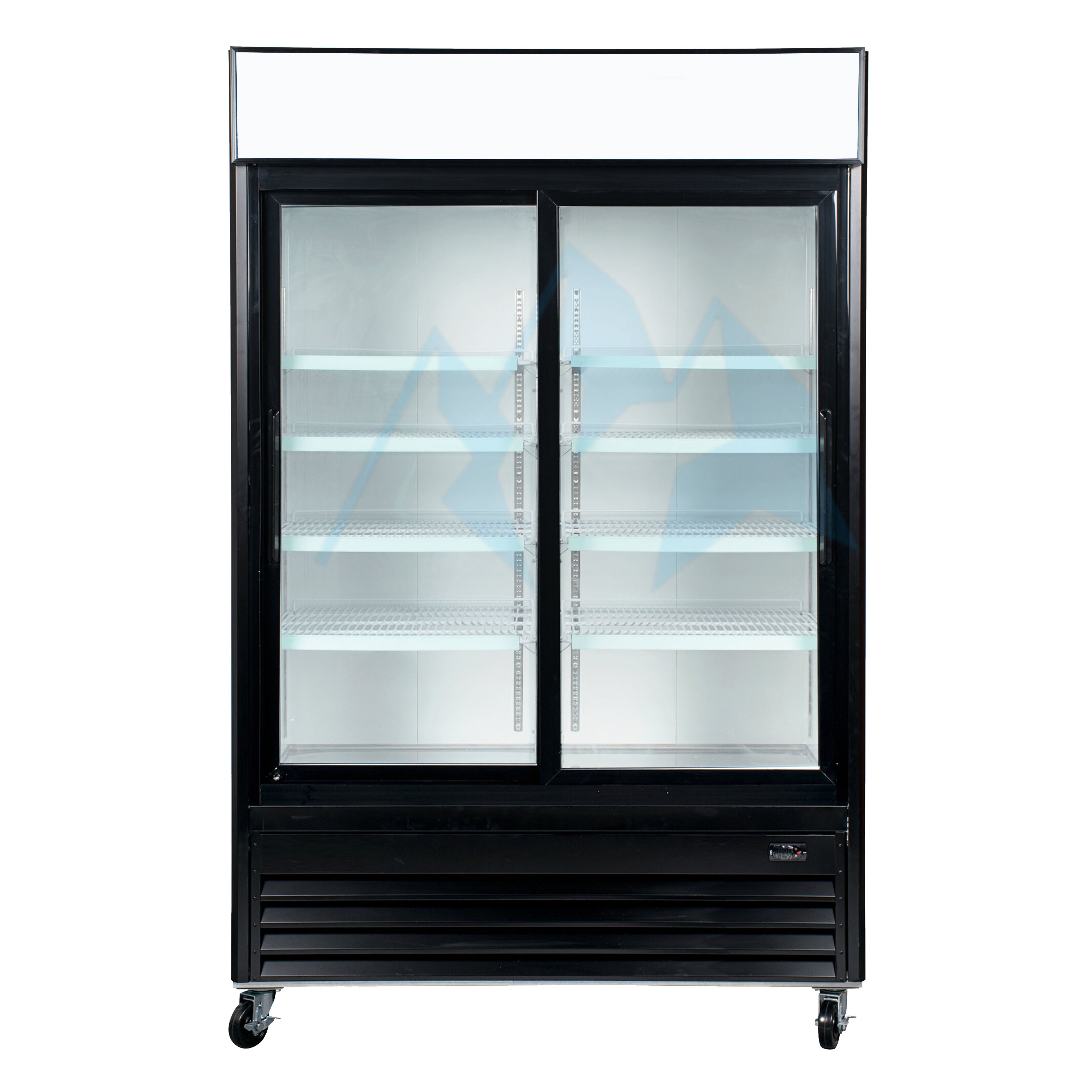 Chef AAA - LGD-600S, Commercial 2 Sliding Glass Door Merchandiser Refrigerator