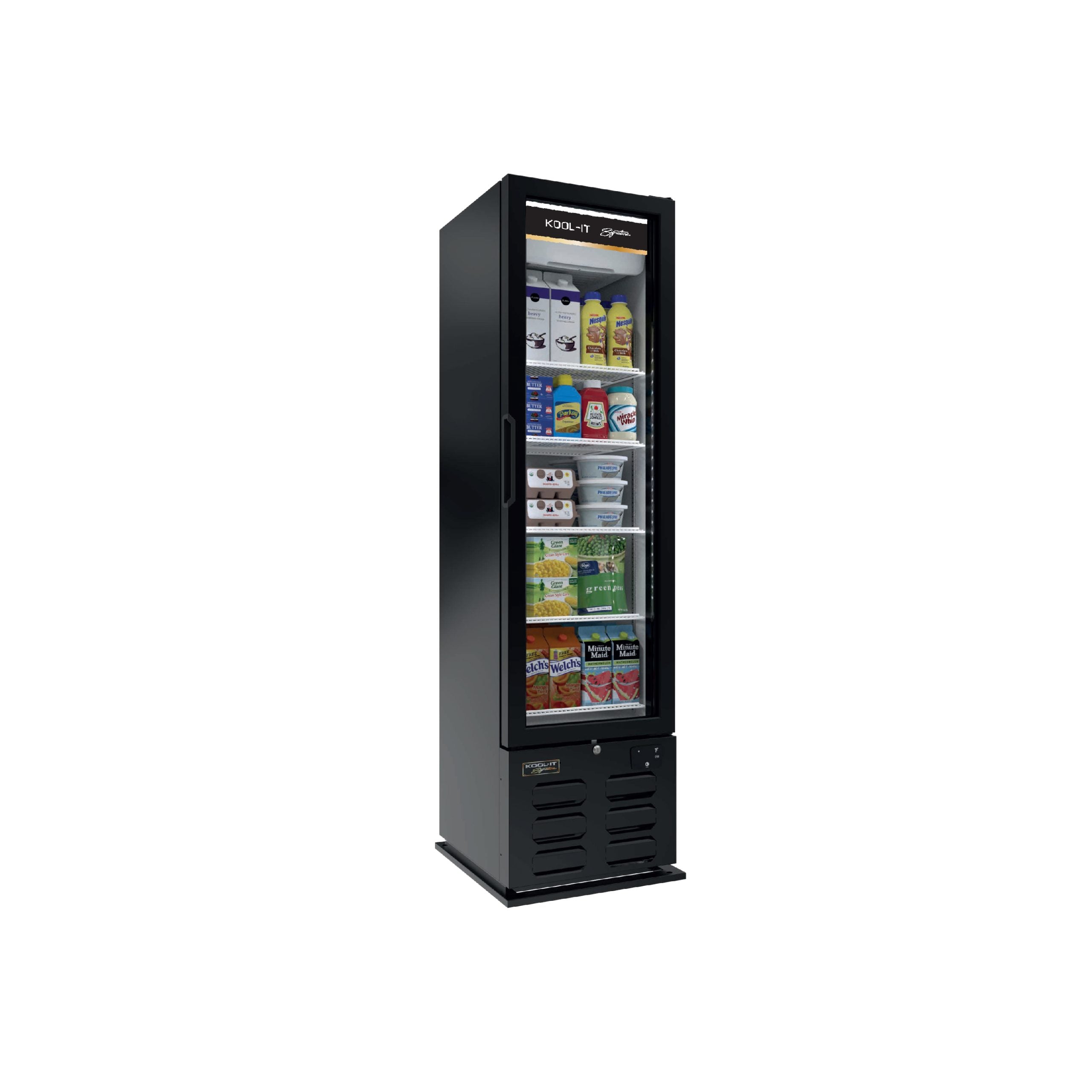 Kool-It - LX-10RB, 20" Single Glass Door Merchandiser Refrigerator