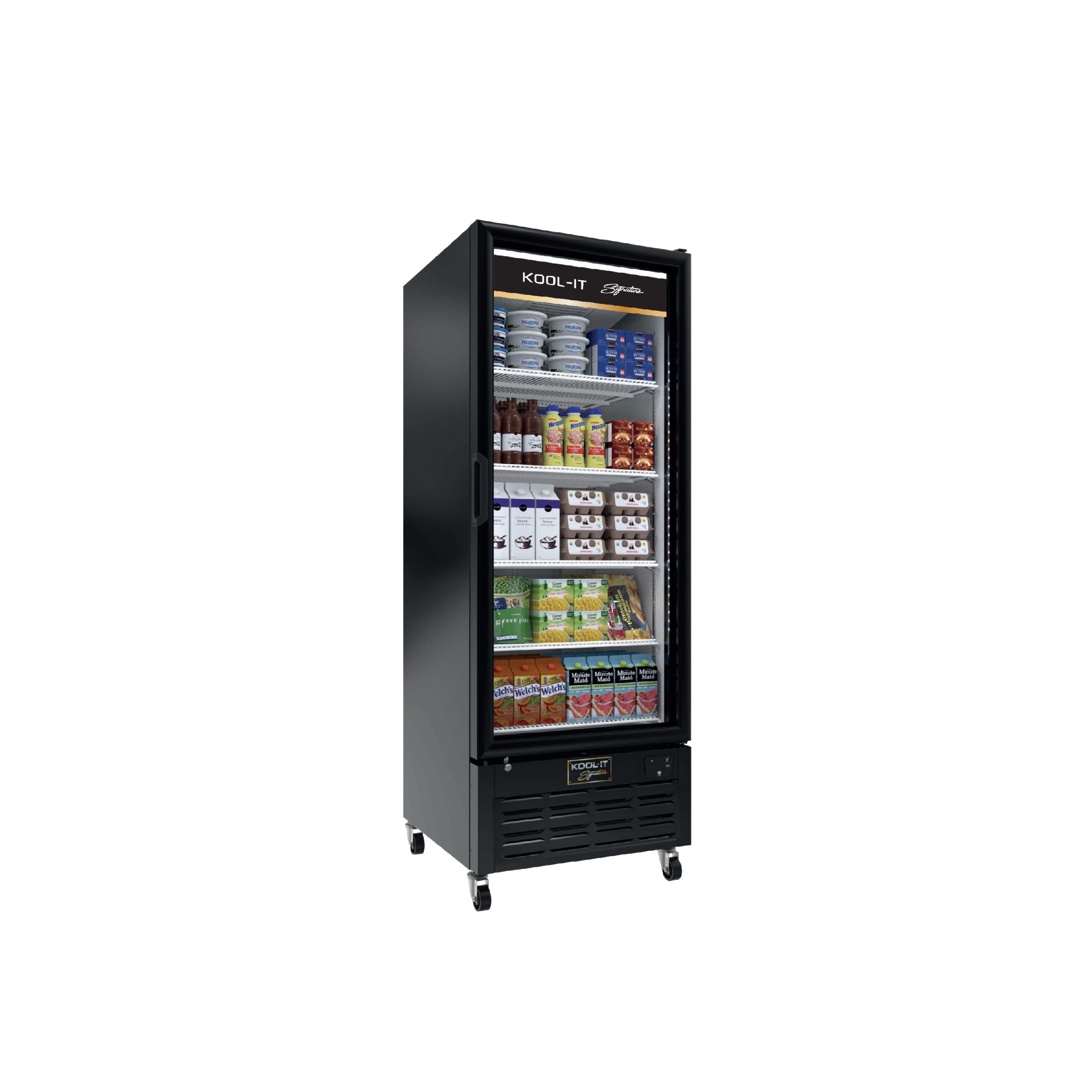 Kool-It - LX-24RB, 29.5" Single Glass Door Merchandiser Refrigerator