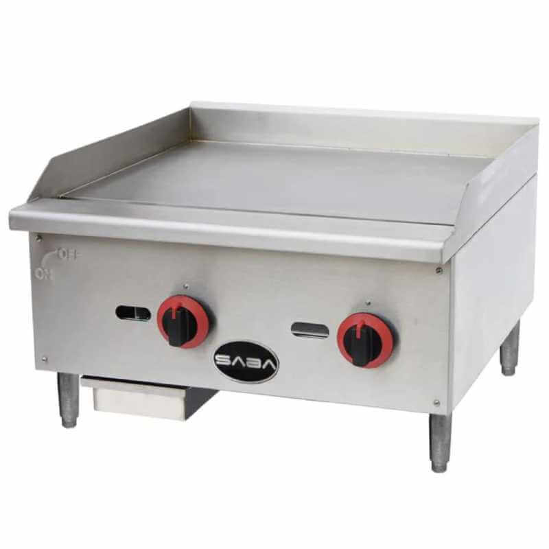 Griddle Gas Cooktop with 2 Burners MG-24