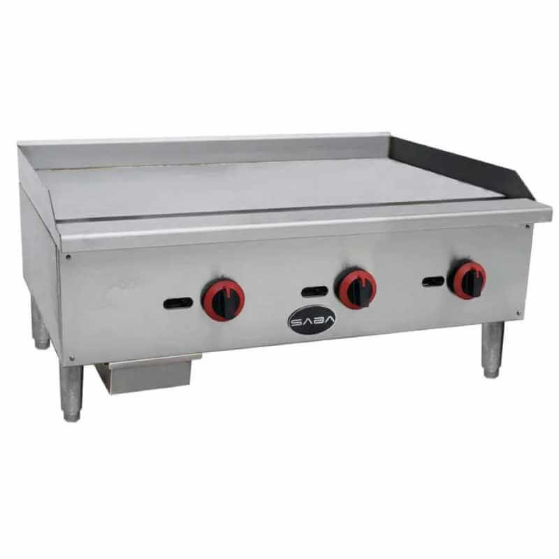 Griddle Gas Cooktop with 2 Burners MG-36