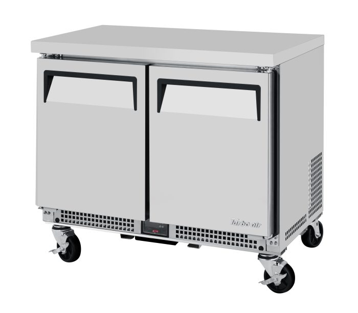 Turbo Air - MUR-34S-N6, 2 Solid Doors Undercounter Refrigerator - Shallow Depth