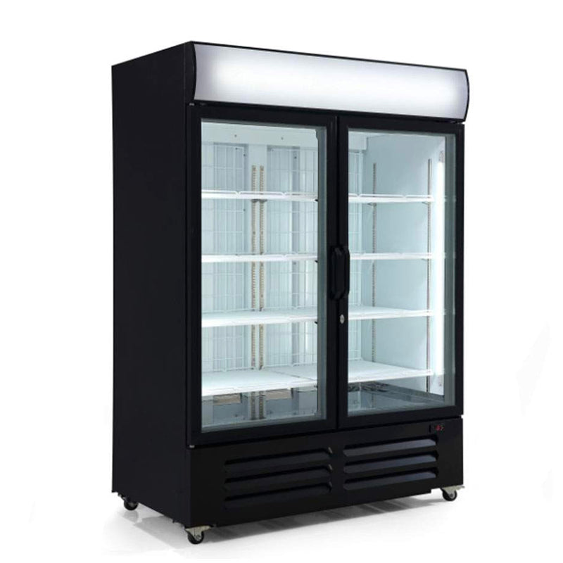 Chef AAA - KPF-49BG, Commercial 54" 2 Glass Door Merchandiser Freezer 43 cu. ft.