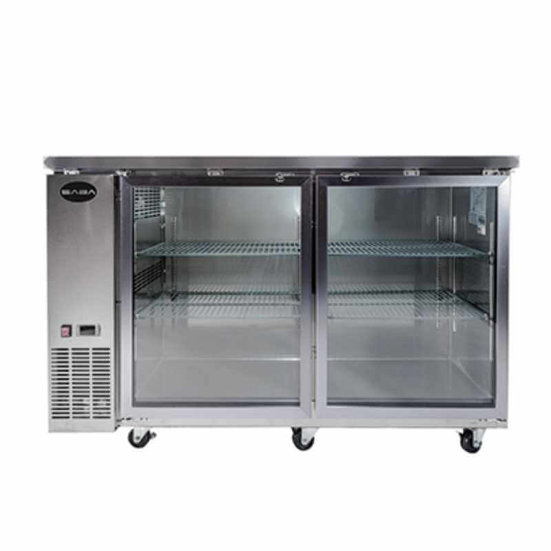 Saba - SBB-24-60GSS Commercial 60" Back Bar Cooler Refrigerator