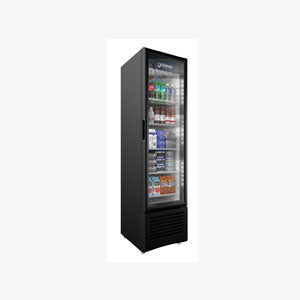 Omcan - 41215, Commercial 19" Display Refrigerator 7.7 Cu Ft