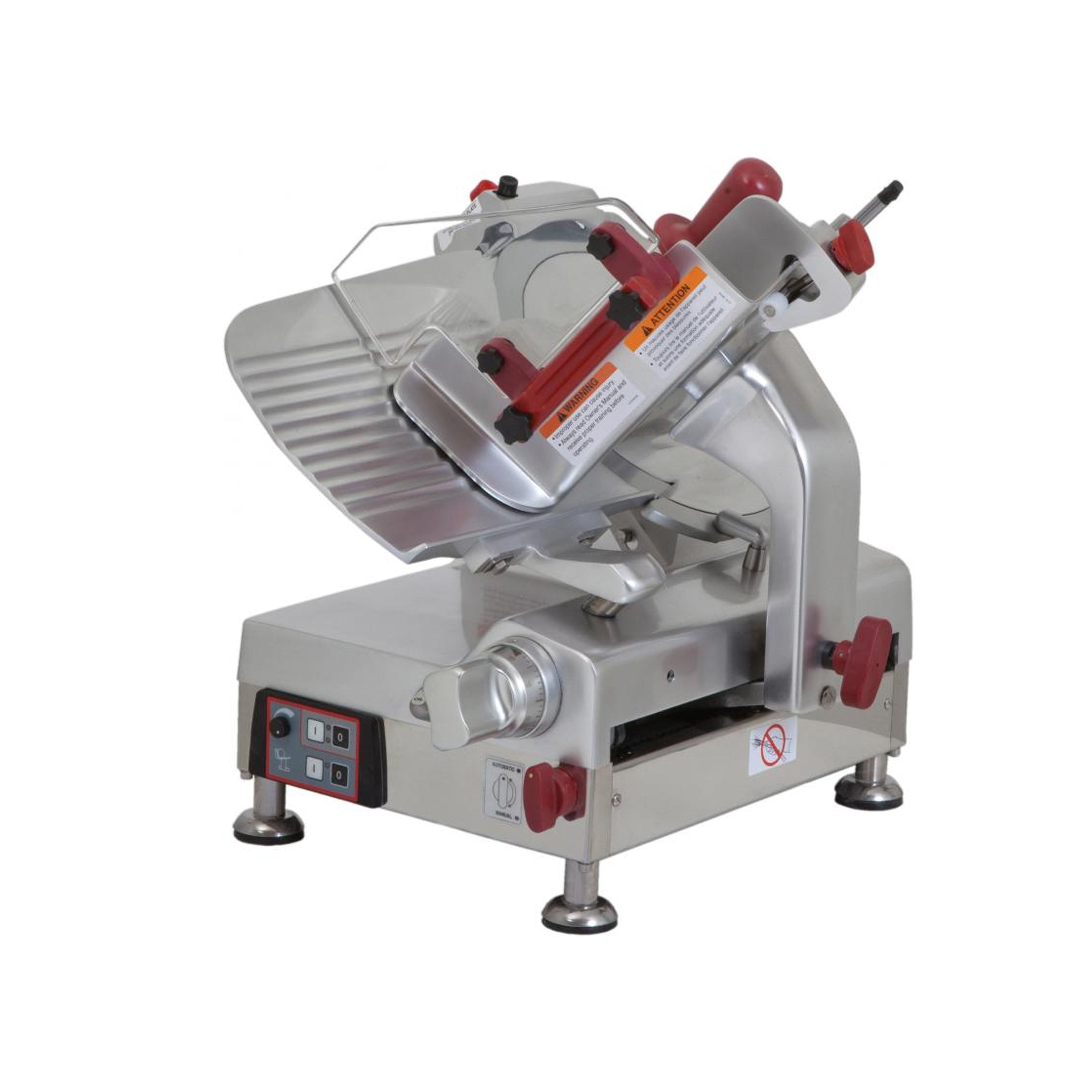 Omcan - MS-IT-0300-A, Commercial 12" Blade Belt Driven Automatic Meat Slicer 120v