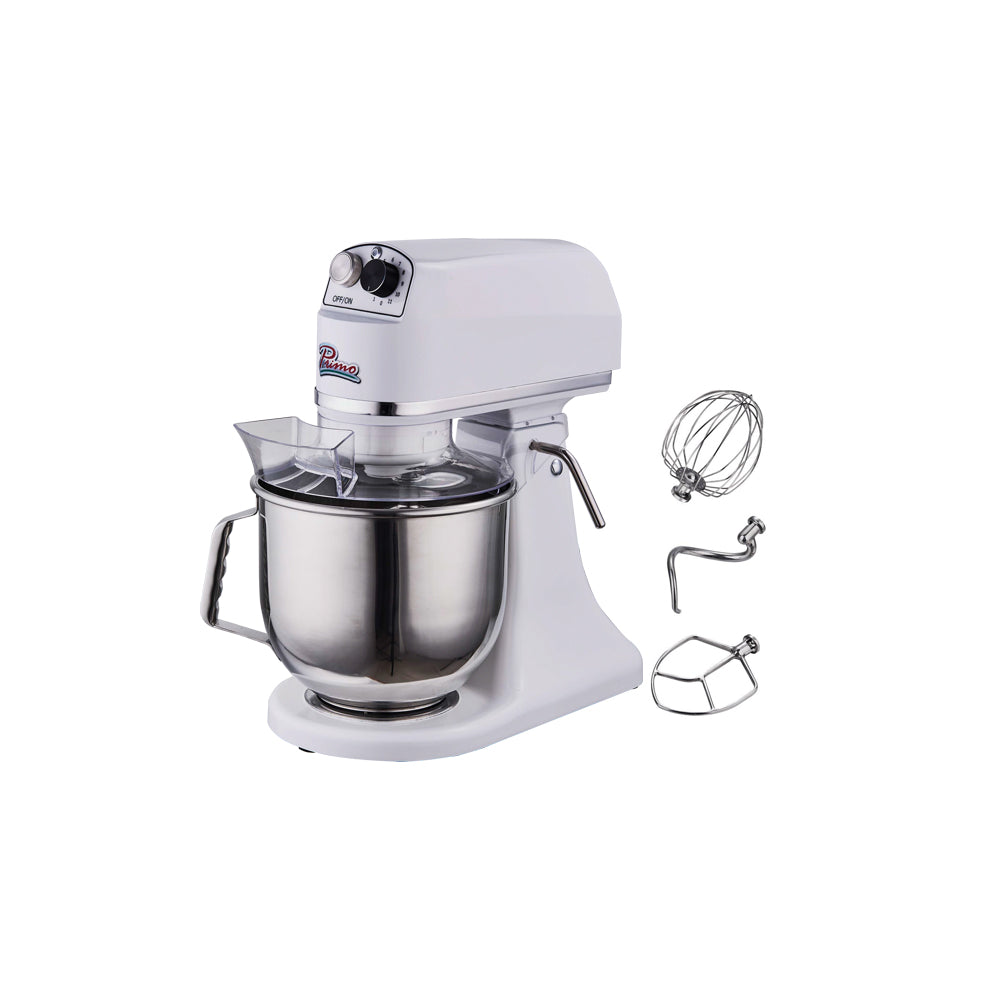 Primo - PM-7, 7 Quart Mixer With 3 Attachments