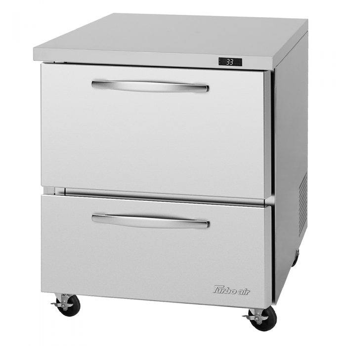 Turbo Air - PUR-28-D2-N, 2 Drawers Undercounter Refrigerator
