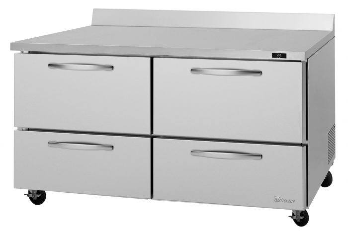 Turbo Air - PWR-60-D4-N, 4 Drawers Worktop Refrigerator