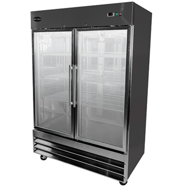 Saba - S-47FG, Commercial 2 Glass Door Reach-In Merchandiser Freezer