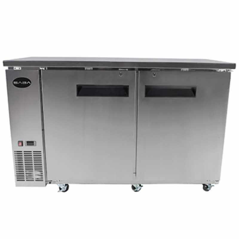 Saba - SBB-24-48SS Commercial 48" Back Bar Refrigerator Cooler 11.8 cu. Ft