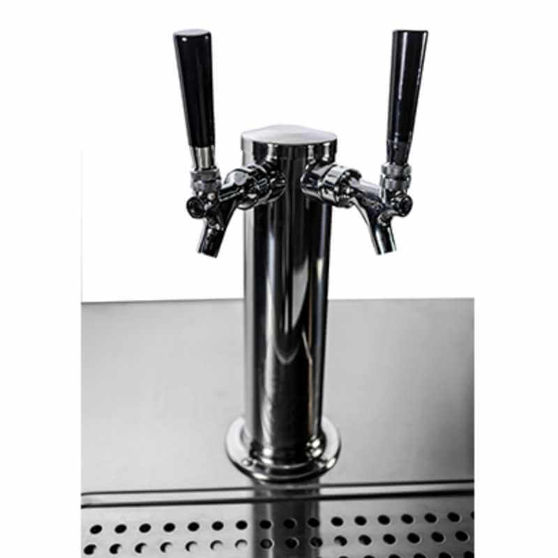 Saba - SDD-24-72 Commercial 72″ Beer Dispenser Refrigerator with (2) Double Tap