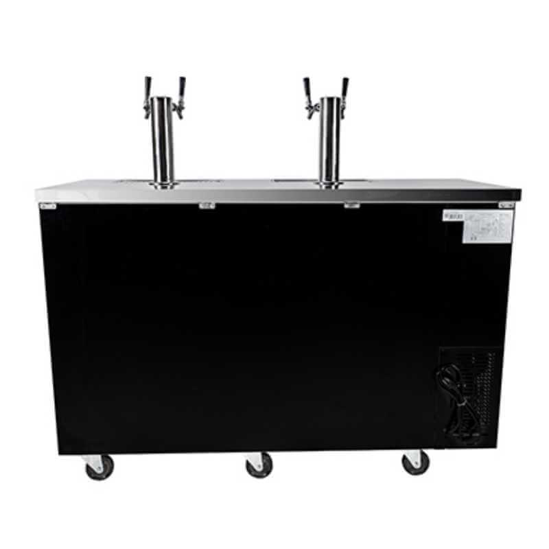 Saba - SDD-24-60 Commercial 60″ Beer Dispenser Refrigerator with (2) Double Tap