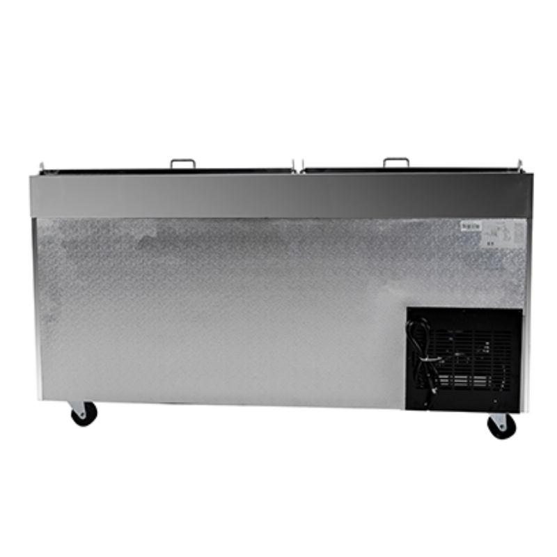 Saba - SPP-70-9 Commercial 70" 9 Pan Pizza Prep Table Refrigerator Cooler