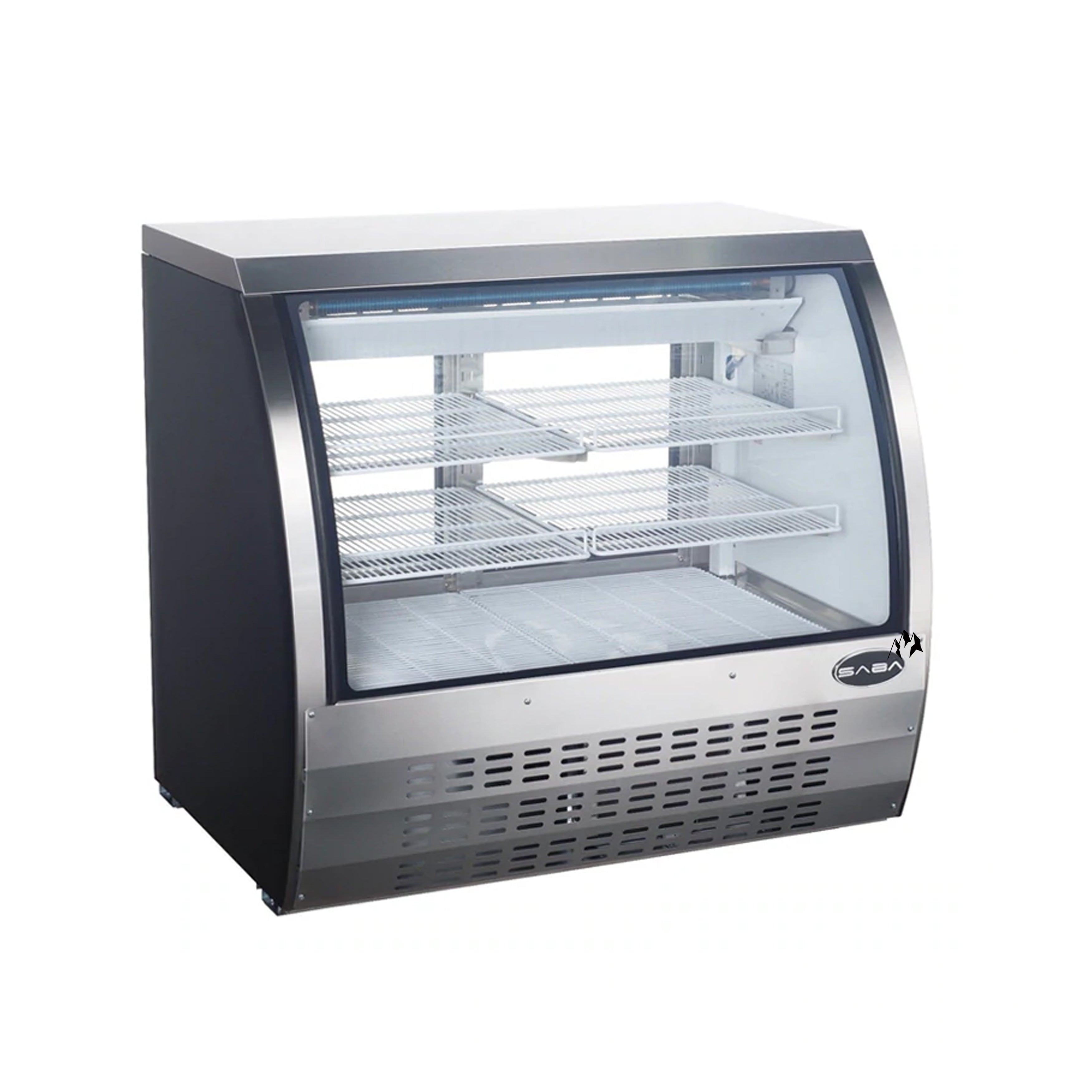 Saba - SCGG-47, Commercial 42" Curved Glass Deli Case Refrigerator 18 cu.ft.