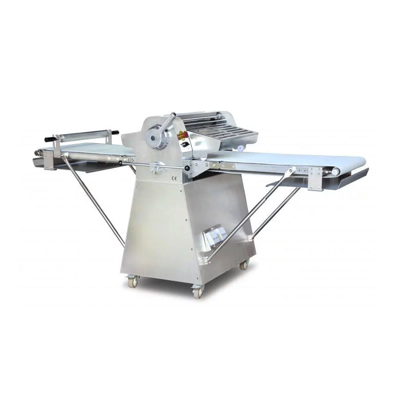 Chef AAA - SSDSFM, Commercial Dough Sheeter Conveyor Belt Stainless Steel Floor Model