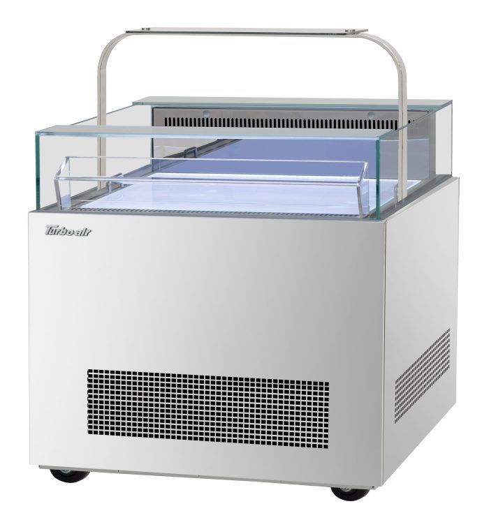 Turbo Air - TOS-30NN-D-S, 30" Sandwich & Cheese Display Case w/ Top Shelf - Stainless steel