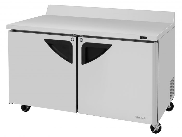 Turbo Air - TWR-60SD-N, 2 Solid Doors Worktop Refrigerator