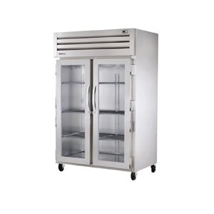 True STG2H-2S, Commercial 52 5/8" Full Height Insulated Mobile Heated Cabinet w/ (6) Pan Capacity