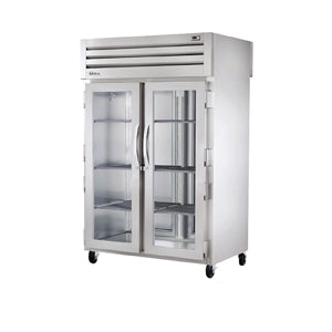 True STG2HPT-2G-2S, Commercial 52-5/8" Full Height Insulated Mobile Heated Cabinet (6) Pan Capacity