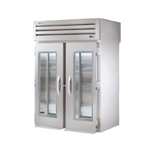 True STG2RRT-2G-2S, Commercial 68" Roll Thru Refrigerator Glass Doors 2 Section