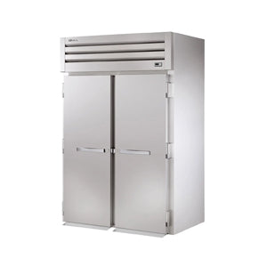 True STG2RRT-2S-2S, Commercial 68" Roll Thru Refrigerator Solid Doors 2 Section