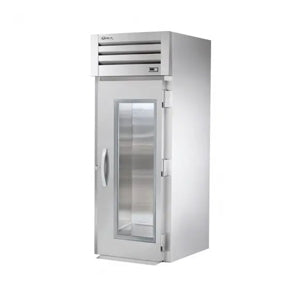 True STR1RRI-1G, Commercial 35" One Section Roll In Refrigerator, (1) Right Hinge Glass Door, 115v