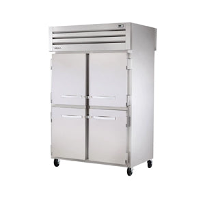 True STR2F-4HS-HC, Commercial 52 5/8" Two Section Reach In Freezer, (4) Solid Doors, 115v