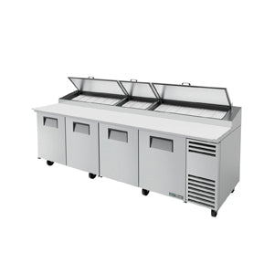 True TPP-AT-119-HC, Commercial 119" Pizza Prep Table w/ Refrigerated Base, 115v