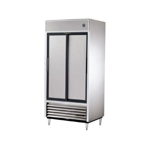 True TSD-33-HC, Commercial 39 1/2" Reach-In Refrigerator Sliding Solid Doors 2 Section