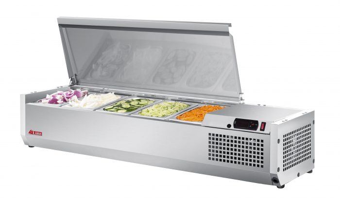 Turbo Air - CTST-1200-N, Commercial E-line, Food prep, 47″ Countertop Salad Table