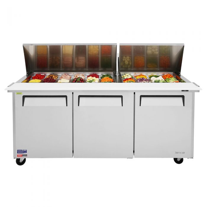 Turbo Air - MST-72-30-N, Commercial 73" M3 Series mega top unit, Two-section 23 cu.ft.