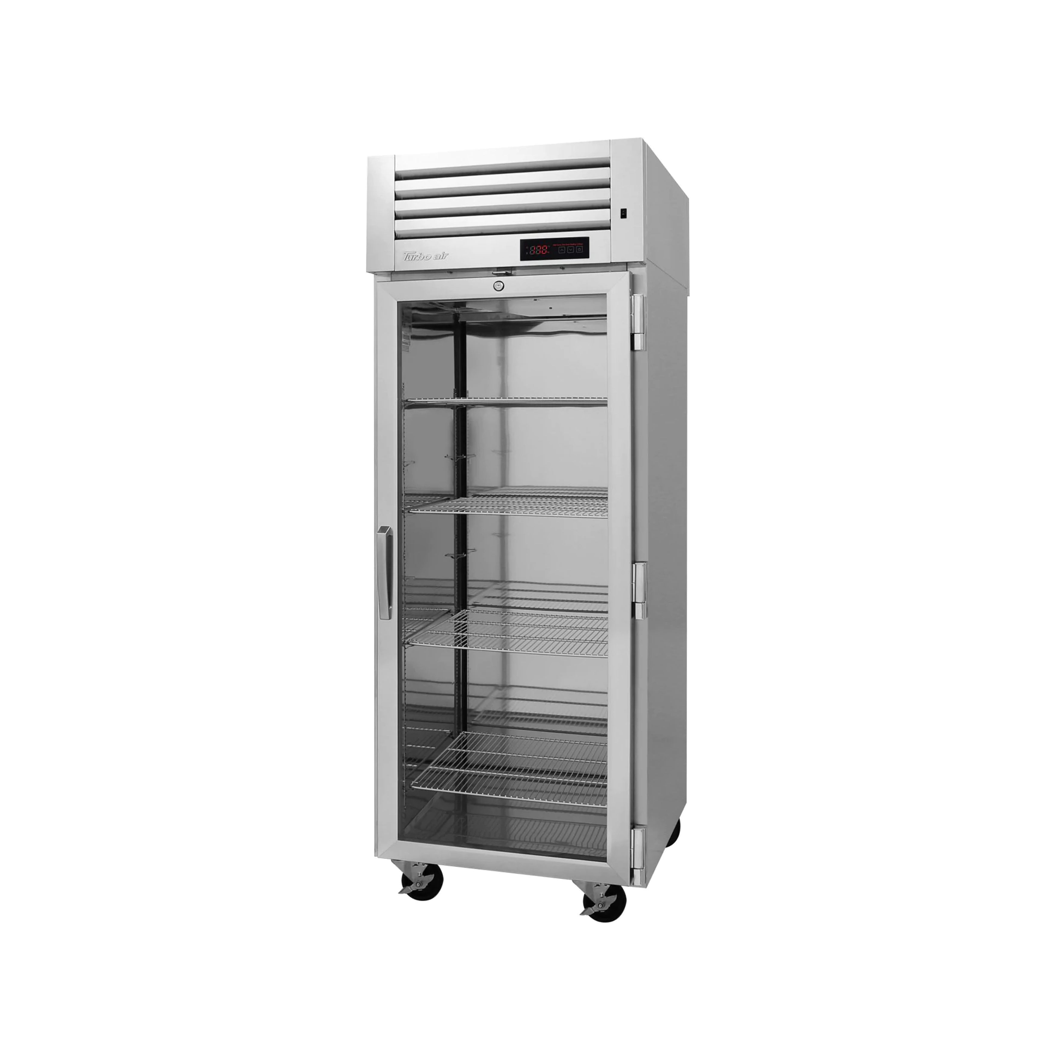 Turbo Air - PRO-26H-GS-PT, Commercial PRO Series, Pass-Thru Glass & Solid Door Heated Cabinet,