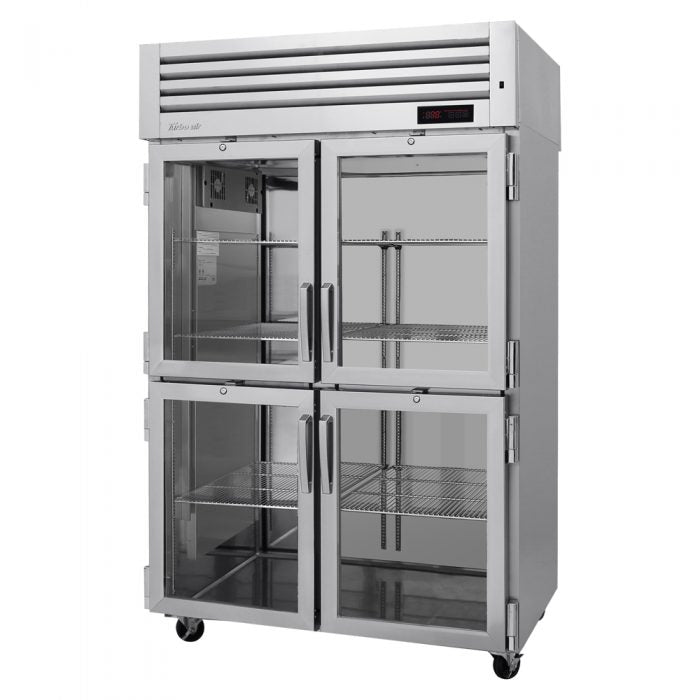 Turbo Air - PRO-50-4H-G, Commercial 51" Reach-in Heated Cabinet PRO Series 2 Section 47.7 cu.ft.