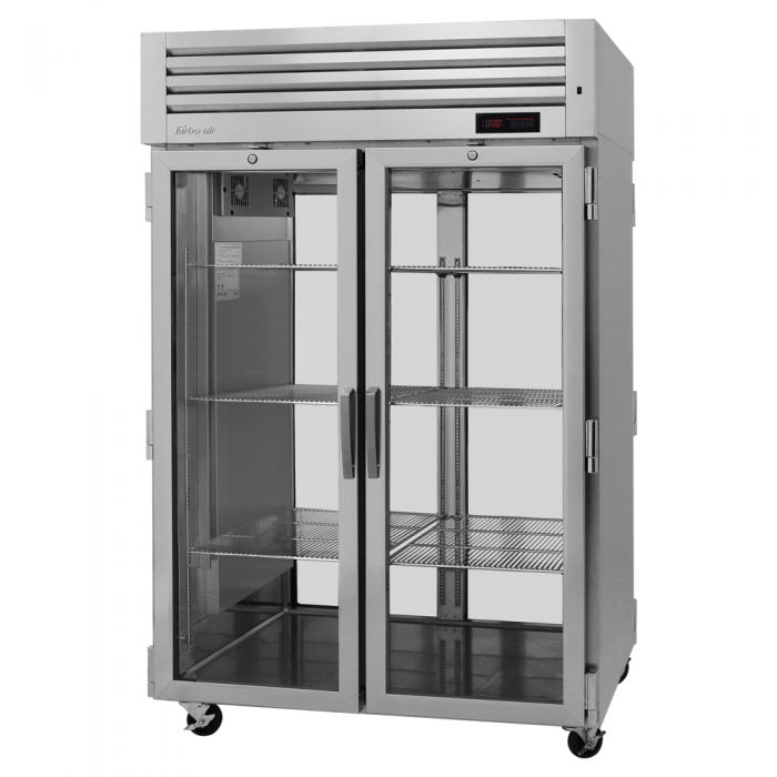 Turbo Air - PRO-50H-G-PT, Commercial Heated Cabinet PRO Series Pass-thru 2 Section 48.7 cu.ft.
