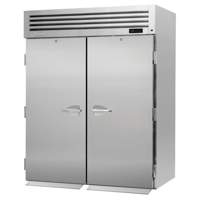Turbo Air - PRO-50R-RI-N, Commercial 66" 2 Solid Door Reach-in Refrigerator PRO Series Roll-in Two-Sections 81.87 cu.ft