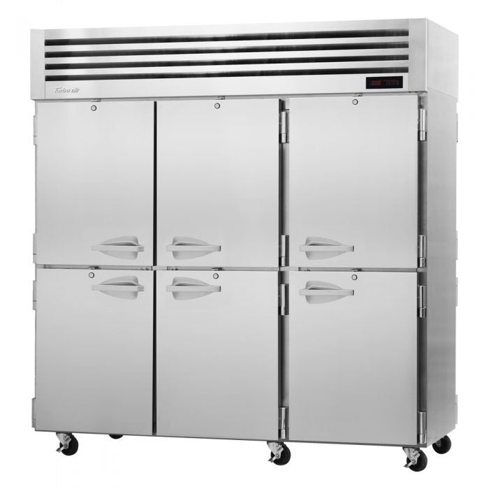 Turbo Air - PRO-77-6H-PT, Commercial PRO Series Pass-thru Heated Cabinet 3 Section 78.1 cu.ft.