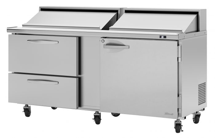 Turbo Air - PST-72-D2R-N, Commercial PRO Series Sandwich/Salad Unit-Drawers, (2) drawers