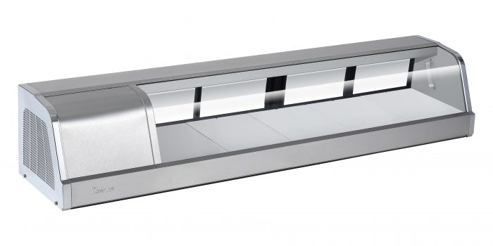 Turbo Air - SAK-60L-N, Commercial 60″ Sushi Display Case Refrigerants Curved Glass 1.7 cu.ft.